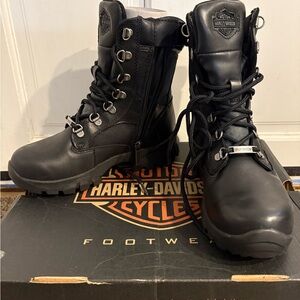 Harley-Davidson Black Leather Boots